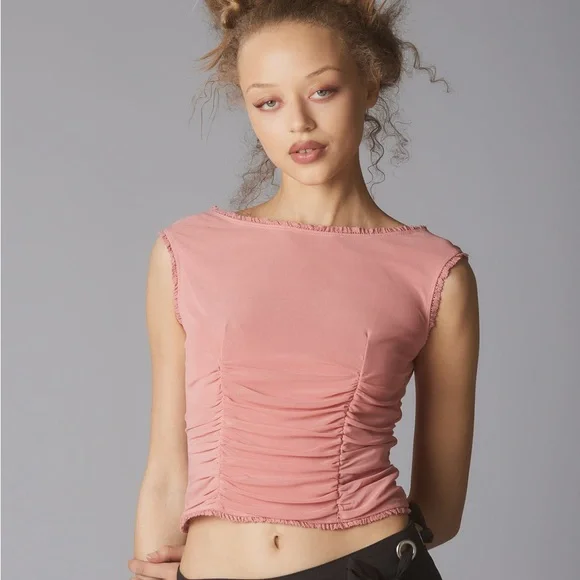 UNIF Aura top - pink size XS - new with tags - Picture 4 of 7